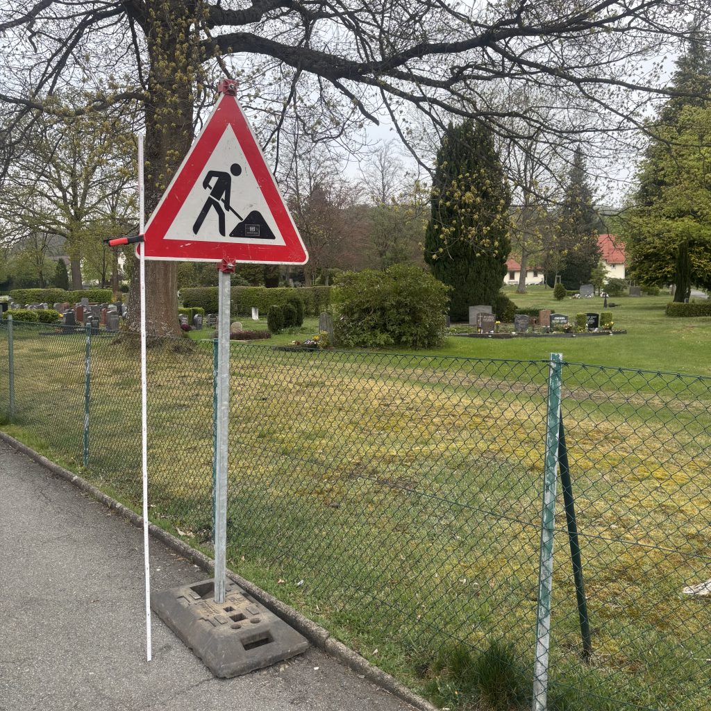 VZ 123, zu niedrig aufgestellt